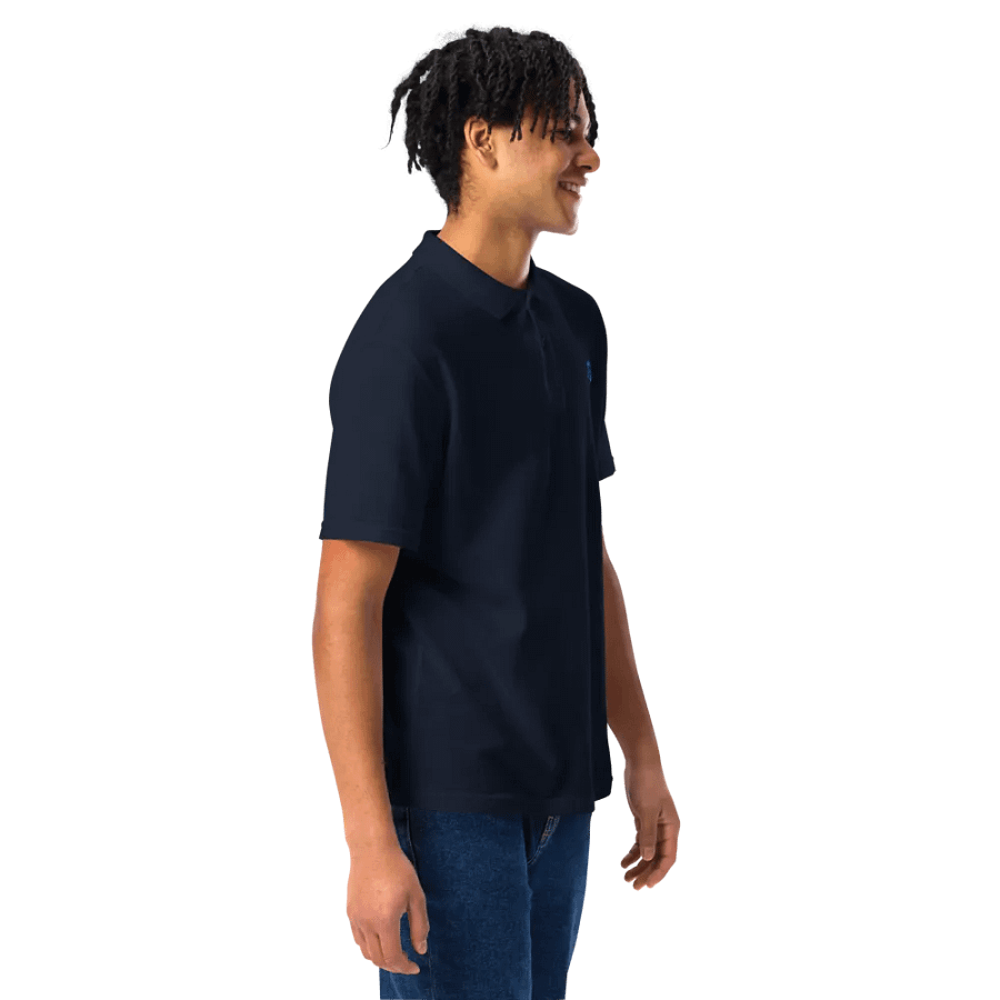 Blue Gildan Unisex Pique Polo Shirt product image (4)