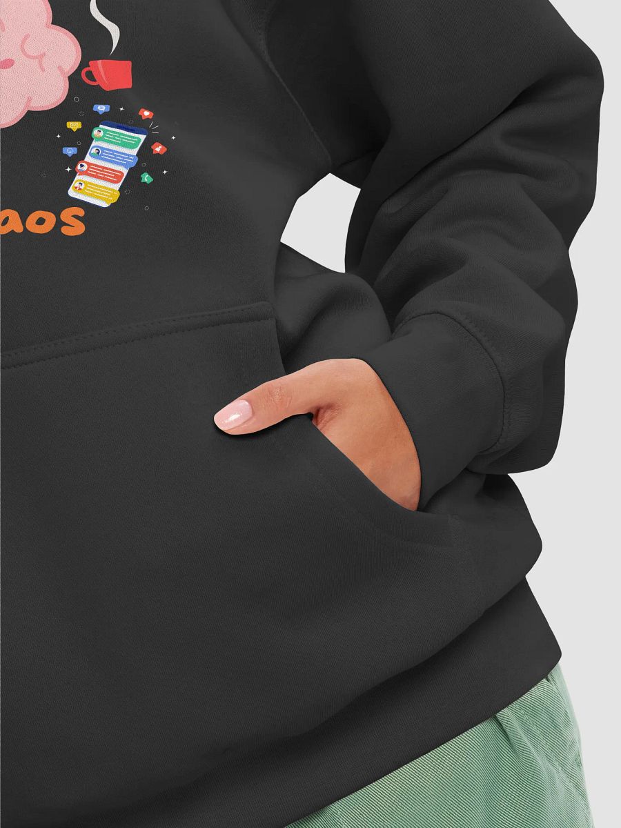 Caffeine Chaos Brain Cartoon Hoodie product image (8)