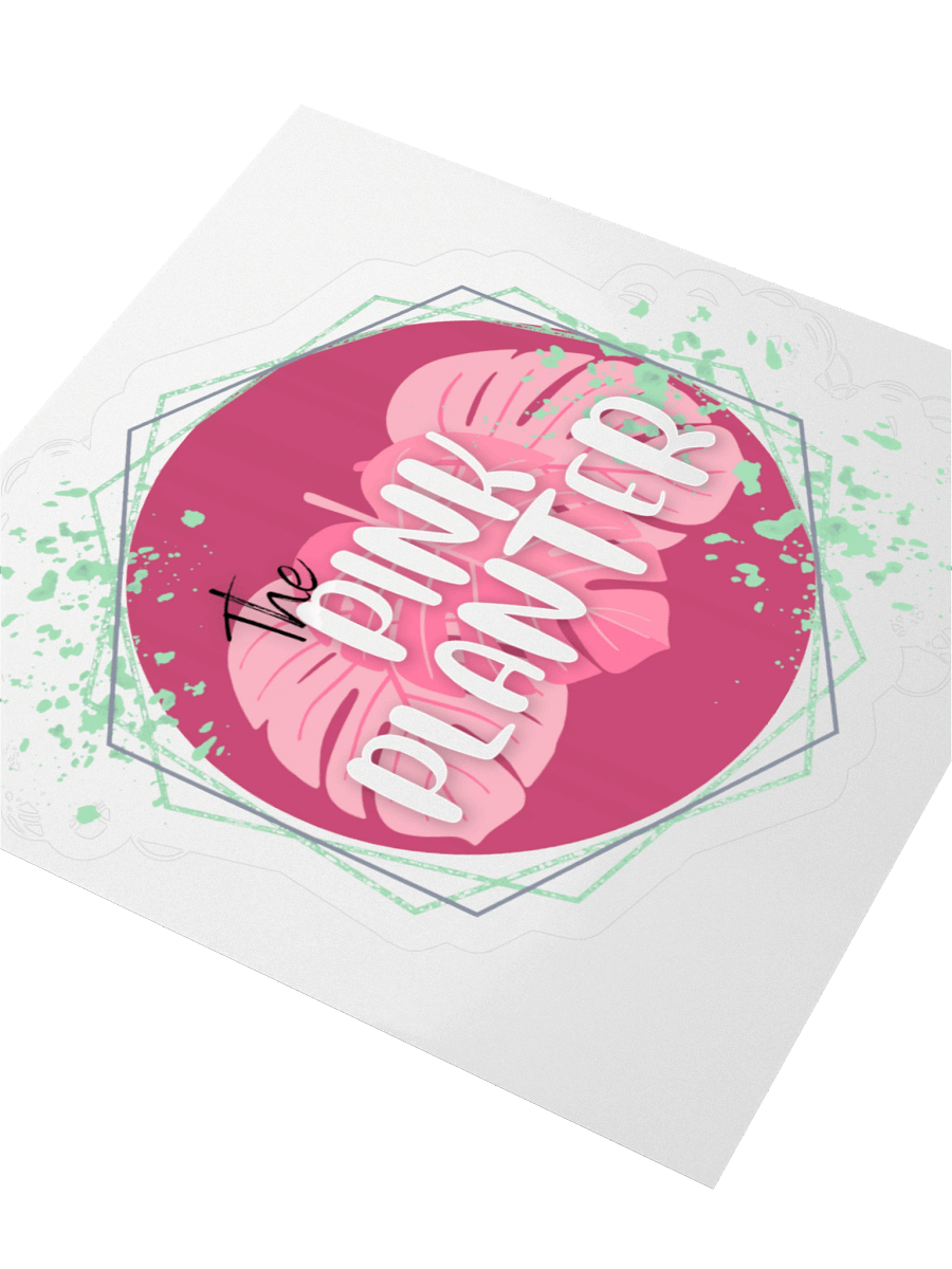 PinkPlanter Logo Sticker product image (5)