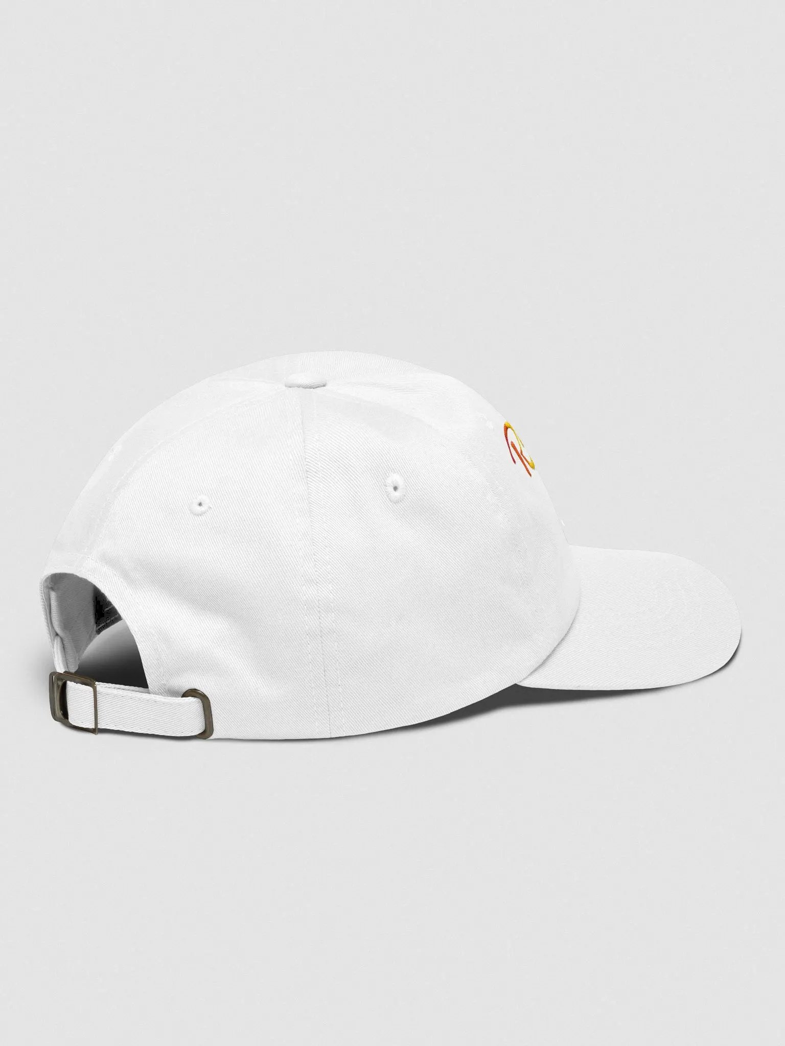 🌈Rhea Rainbow Classic White Hat – Timeless Style, VTuber Energy! product image (4)