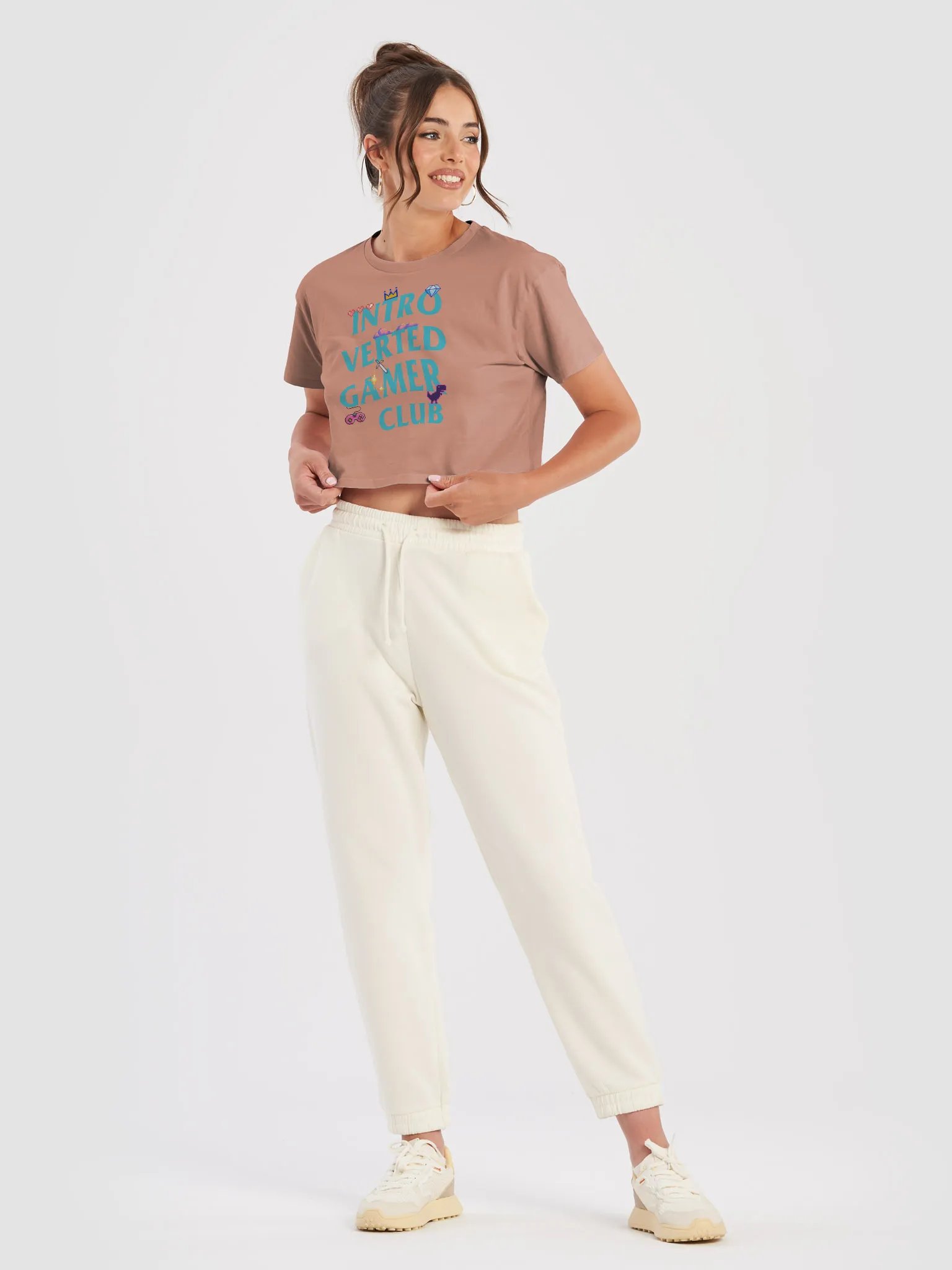 Introverted Gamer Club "Pixel-Elated" Croptop product image (5)