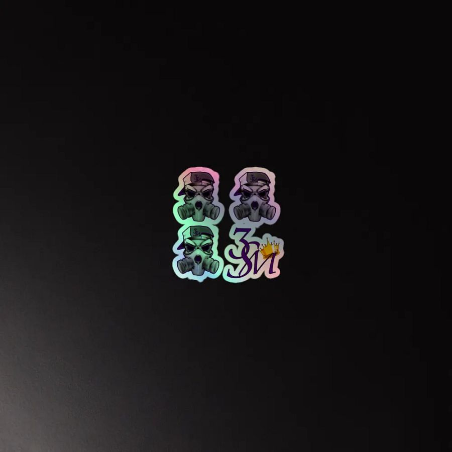 3SM Skull Collection Holographic Sticker Set product image (4)