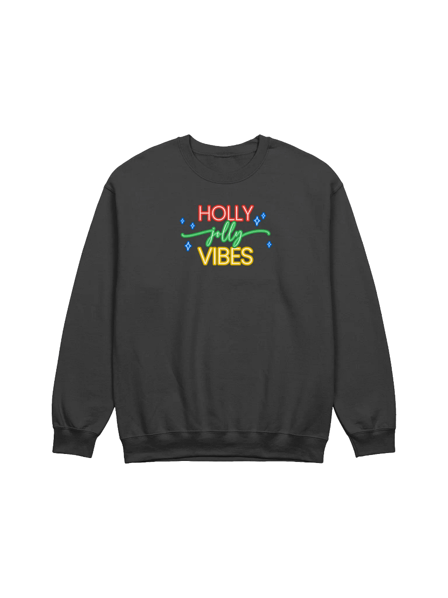 Neon Holly Jolly Vibes Sweatshirt 3541 product image (1)