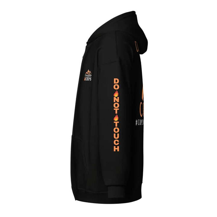 Do Not Touch LEFT Arm Classic Conquer CRPS Zip Hoodie product image (1)