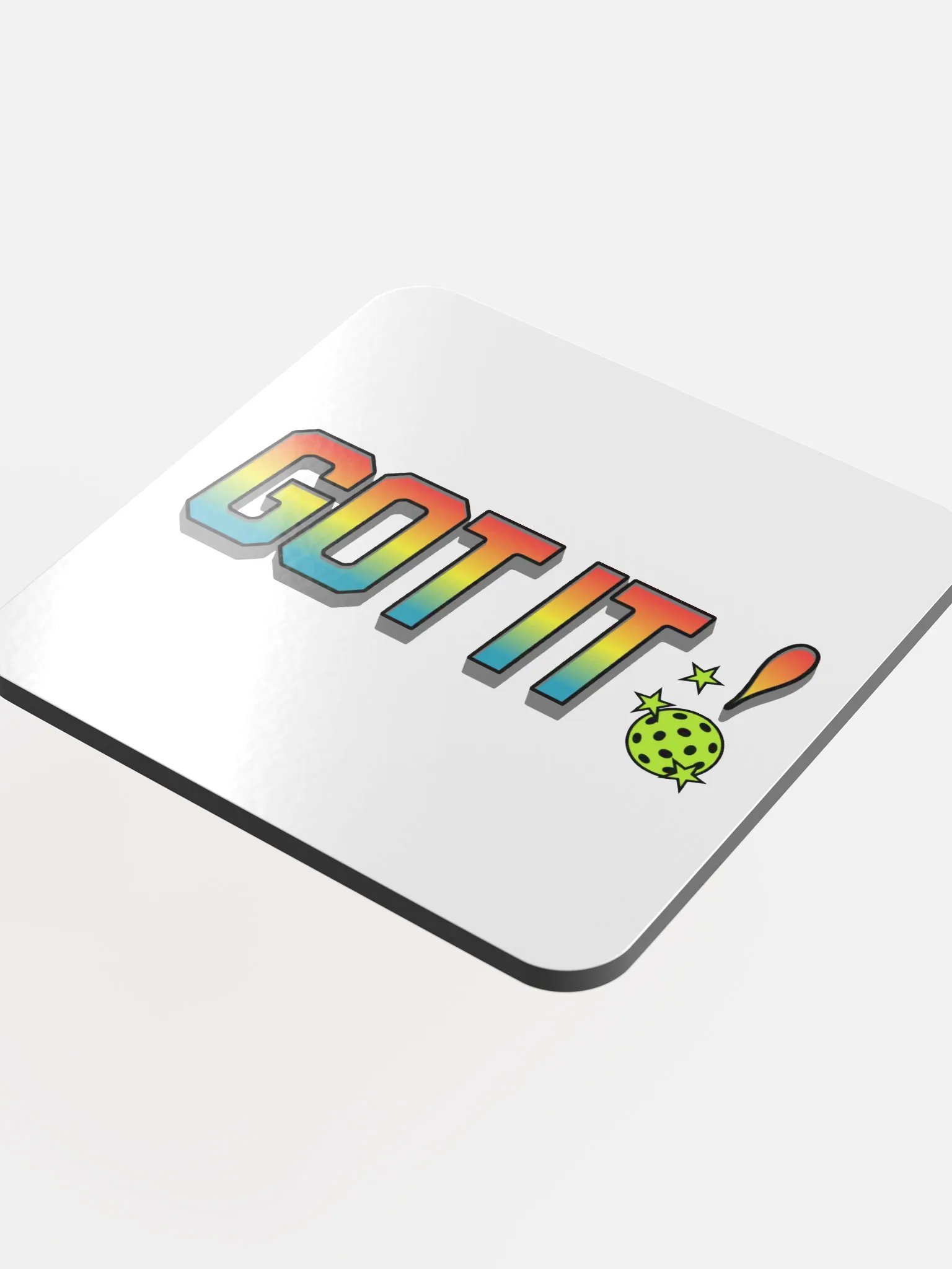 Got It Pickleball Galactic Fusion Cork Coaster product image (1)