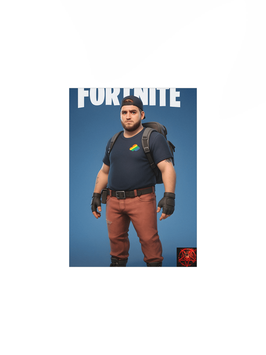 Stylized Fortnite THUMP Icon Skin Poster product image (1)