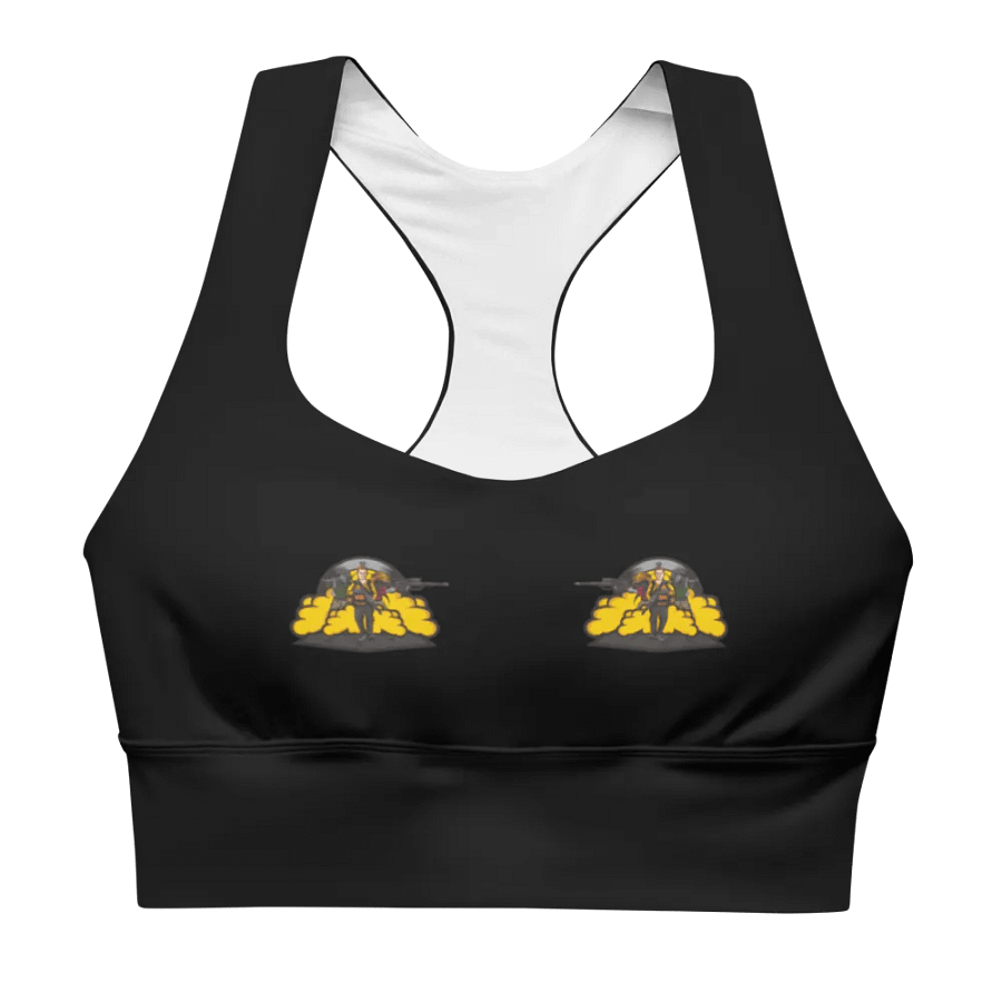 Apocalyptic Death Squad Longline Sport Bra product image (1)
