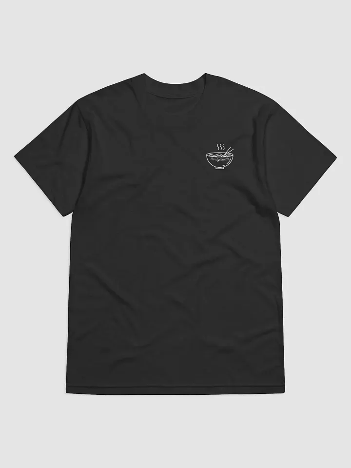 Simplistic NerdyNoodle Emblem Tee (Black) product image (1)