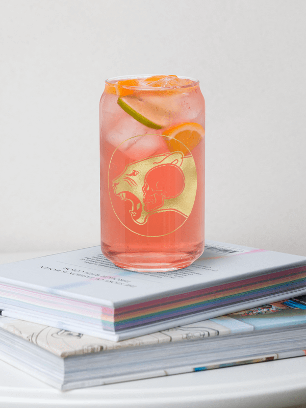 Logo Gilded Can-Shaped Glass product image (5)