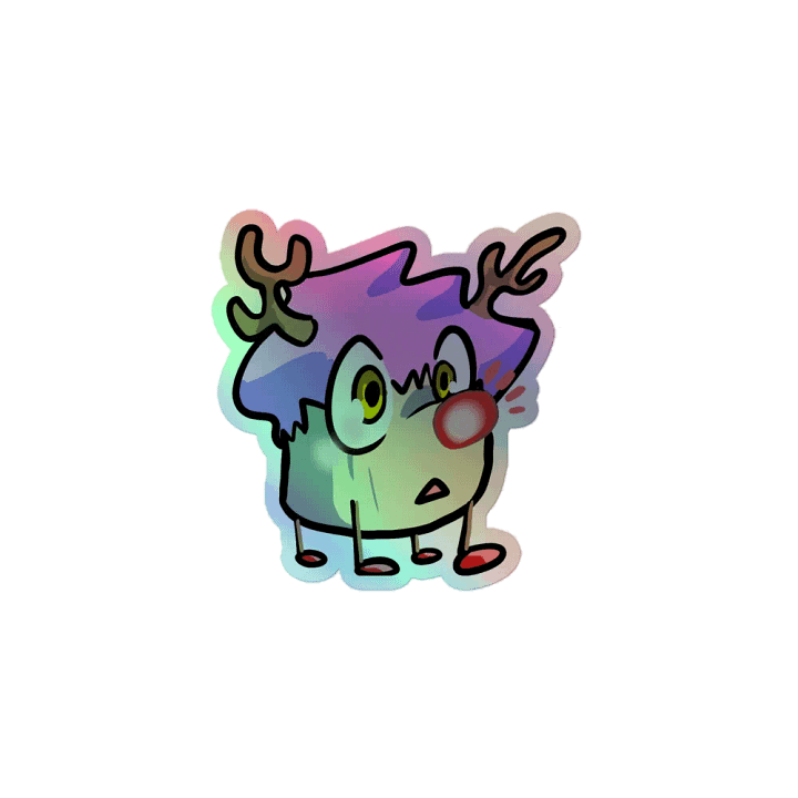Shiny Plumdolph Sticker product image (1)