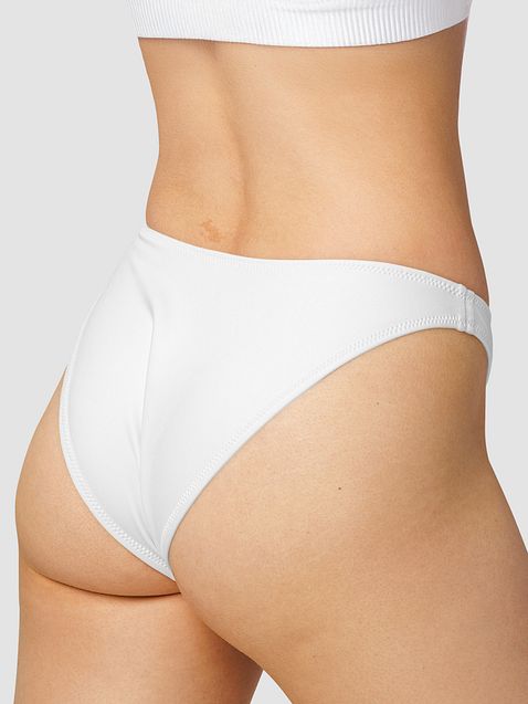 Photo showing All-Over Print Recycled V-Cut Bikini Bottom