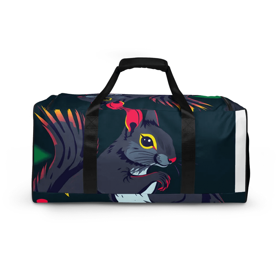 Vibrant Squirrel All-Over Print Duffle Bag product image (4)