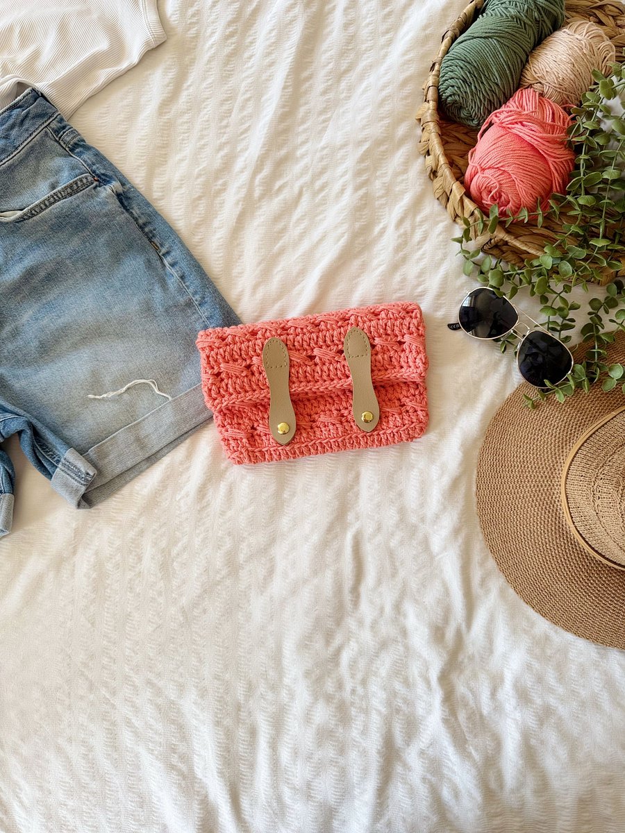Coco Clutch Bag Crochet Pattern product image (5)