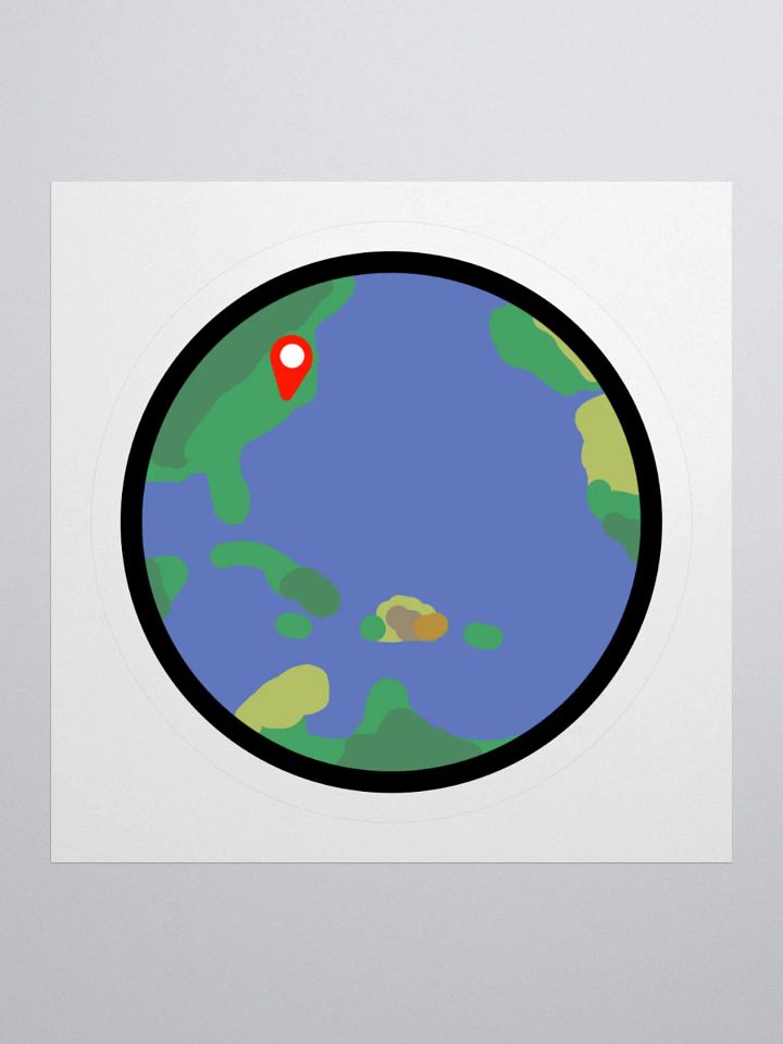 Beaver Geography Earth Sticker product image (1)