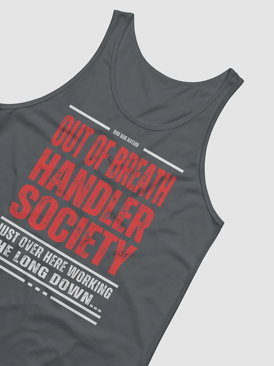 Out of Breath Handler Society - Premium Unisex Tank Top product image (15)