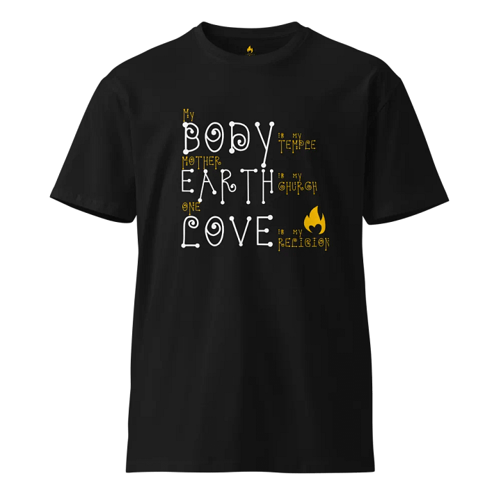 Gold message of LOVE - AS Colour Unisex Premium Tee product image (1)