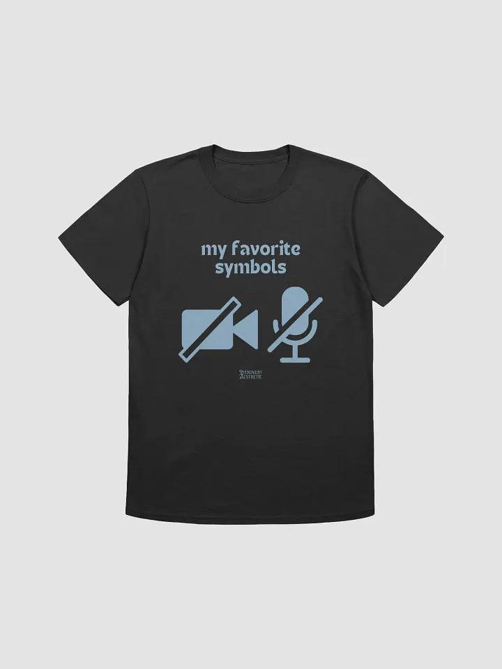 Muted & Camera-Off Symbols T-Shirt product image (1)