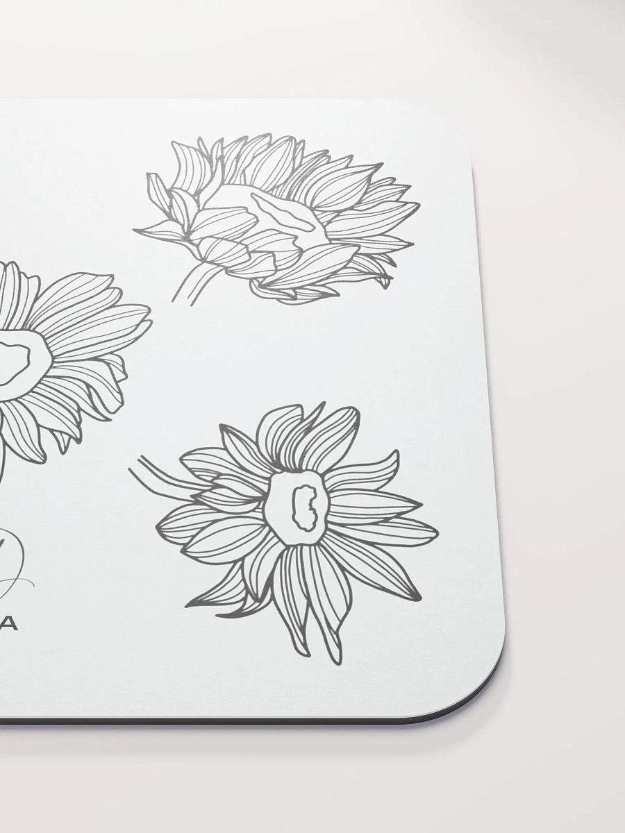 Doodle Flowers Mouse Pad product image (5)