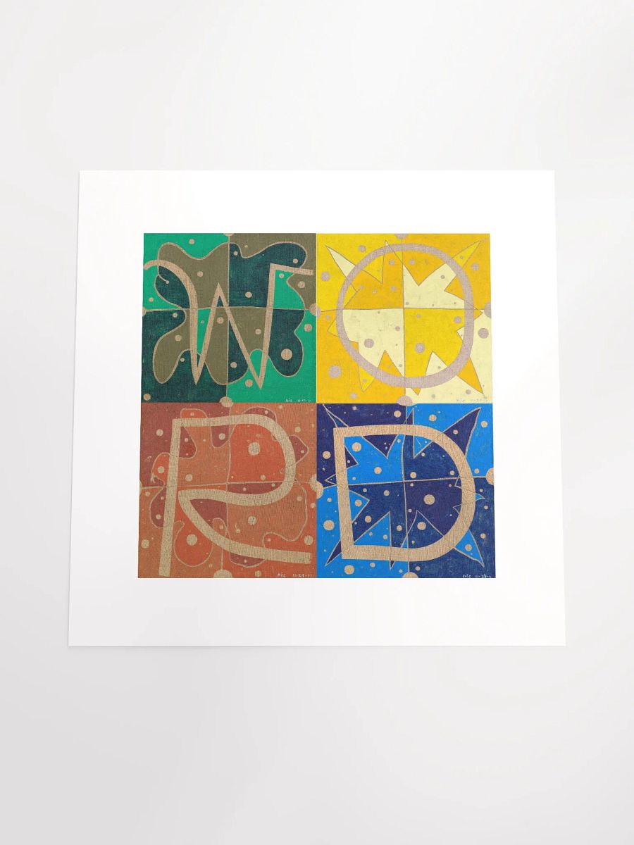 W+O+R+D Print product image (5)