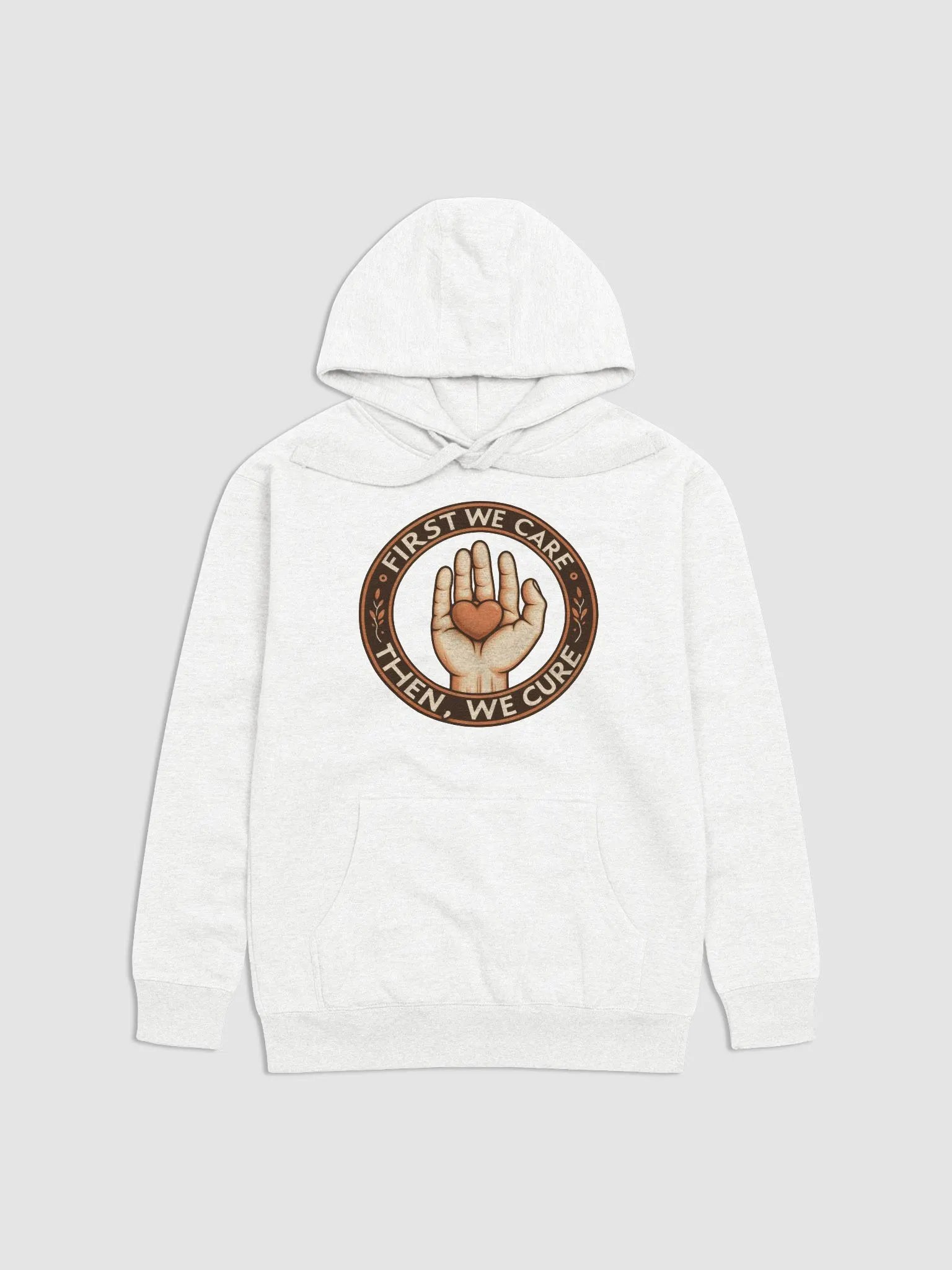 Care & Cure Heart Unisex Hoodie product image (5)