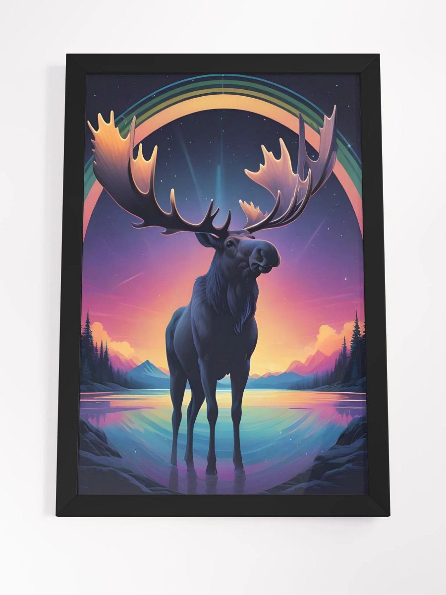Moose Sunset Framed Poster product image (5)