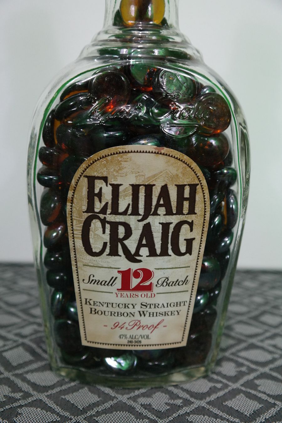 Elijah Craig Whiskey Upcycled Bottle Lamp product image (4)