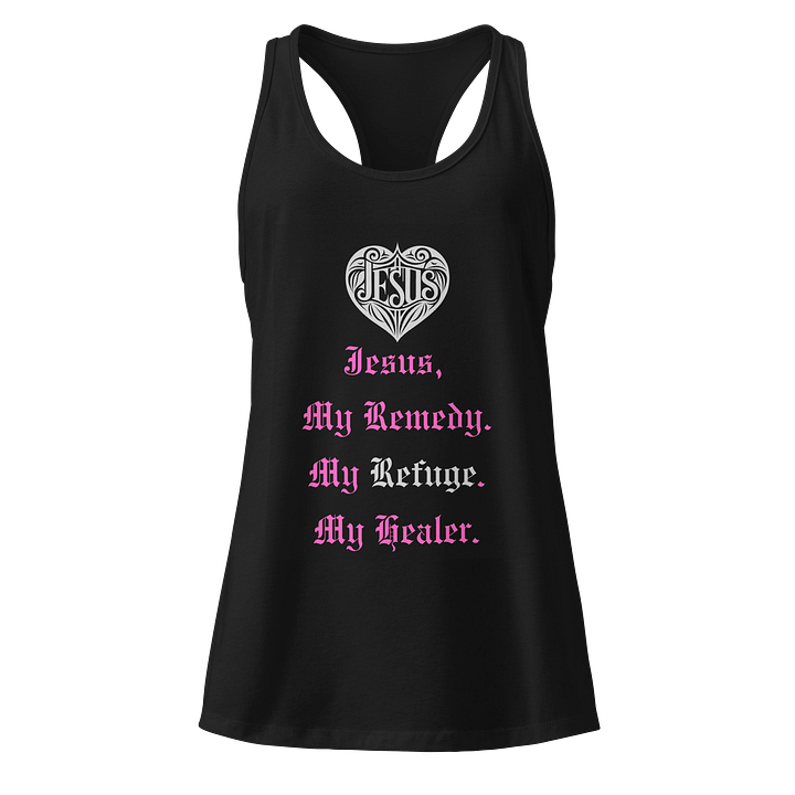 Jesus My Remedy Women's Racerback Tank product image (1)