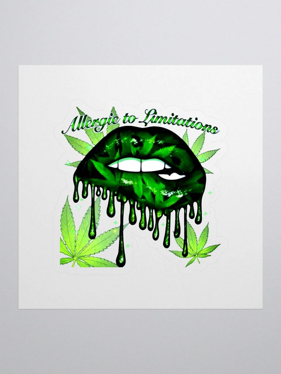 "Allergic to Limitations" Stickers – KingMafiaGaming product image (1)