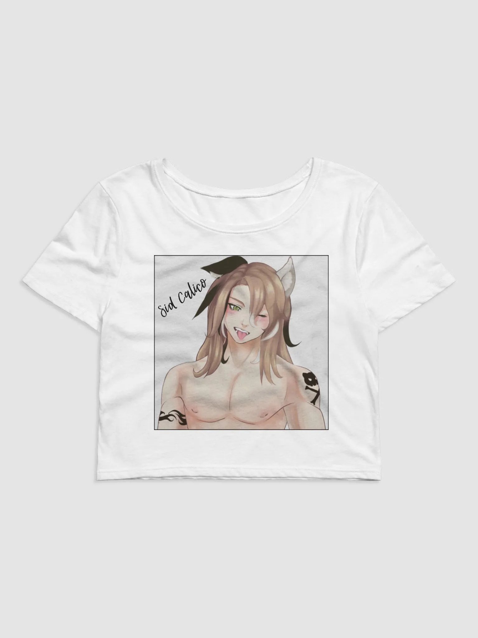 Sid Calico portrait with signature crop top product image (1)