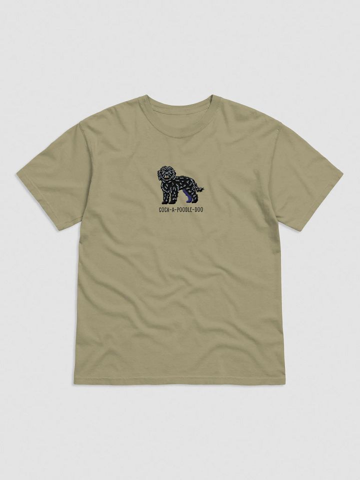 Cock-A-Poodle-Doo T-Shirt(Embroidered) of a Cockapoo(Black) product image (9)