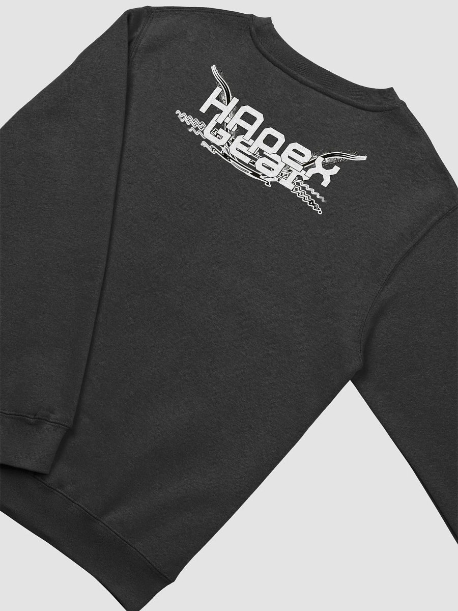 Premium Crewneck Sweatshirt - White HApex Gear Black Logo product image (4)