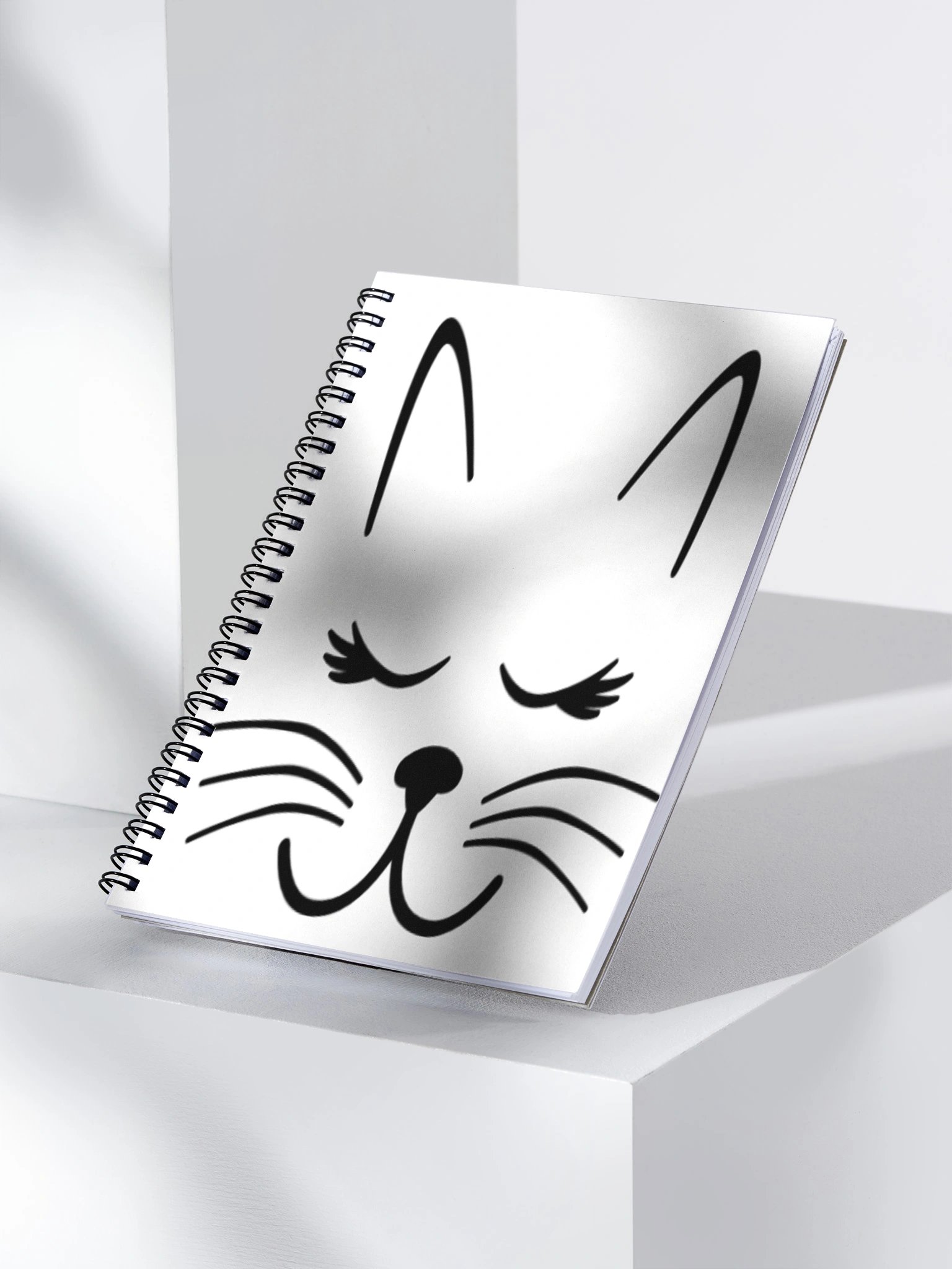 Whimsical Animal Face Spiral Notebook product image (3)