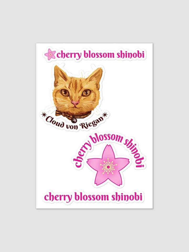 [CherryBlossomShinobi] Kiss Cut Sticker Sheet Generic Kiss Cut Sticker Sheet product image (1)