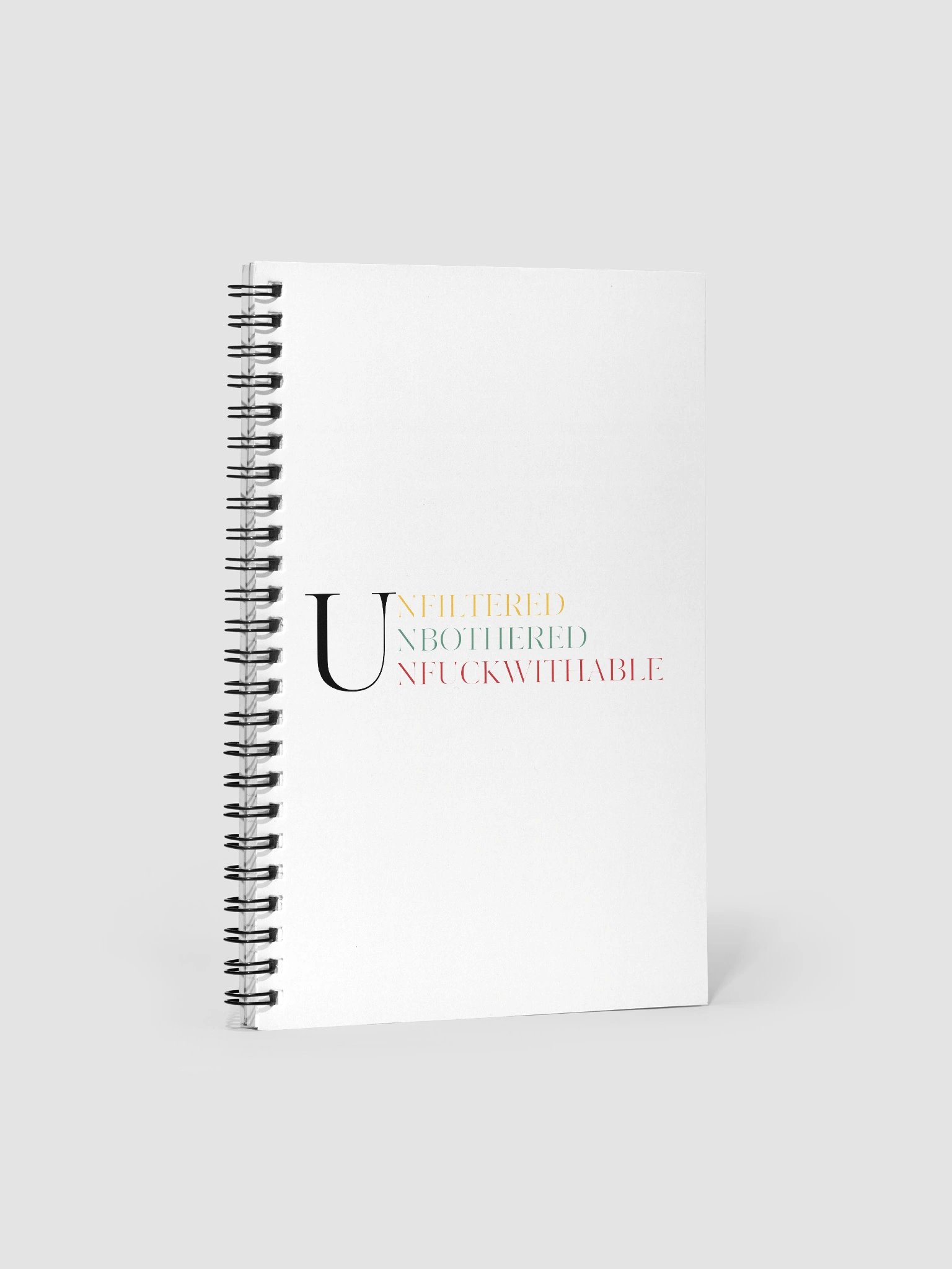 Spiral Notebook- Unfiltered product image (1)