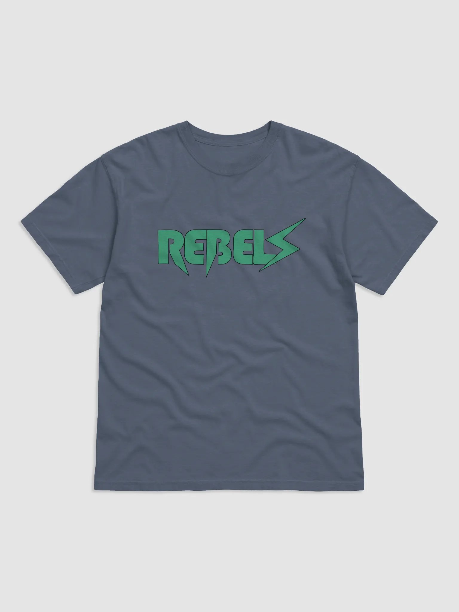 Rebels T-Shirt Blue Jean | Green product image (1)