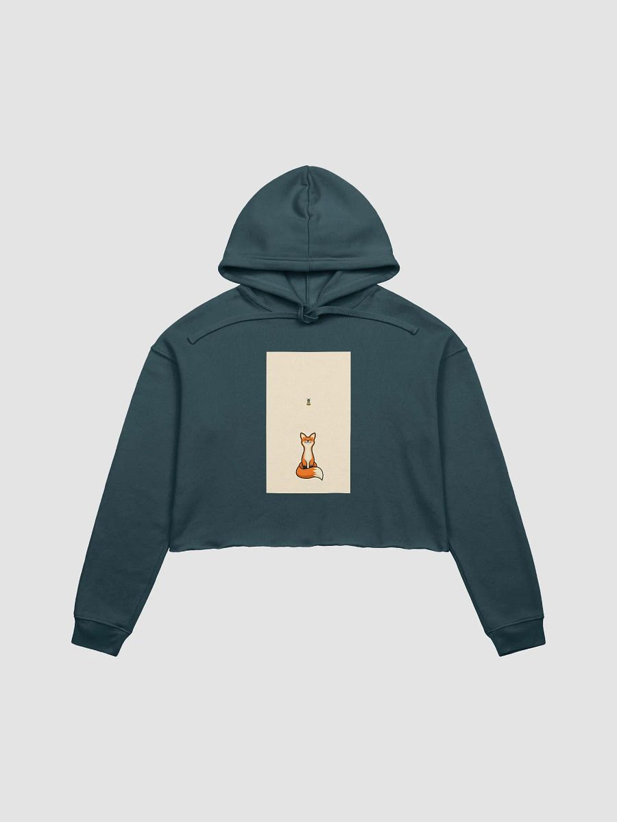 Cute Fox and Bee Crop Hoodie product image (8)
