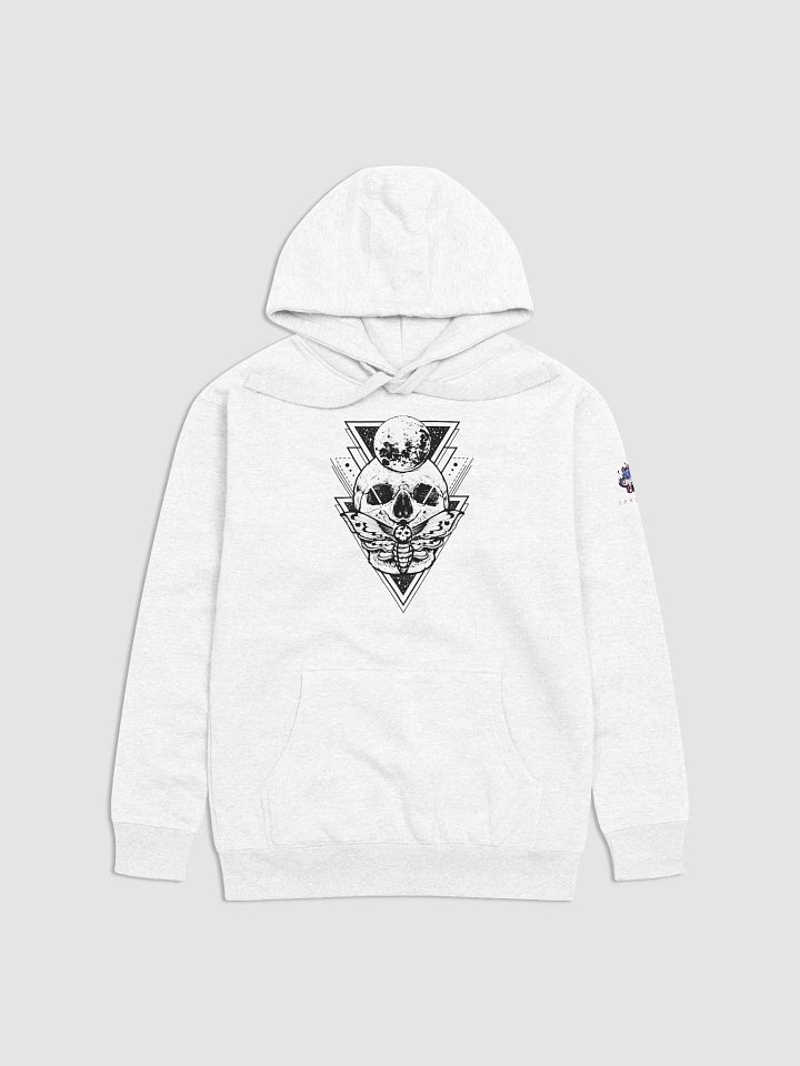 Moth & Skull Hoodie Light product image (1)