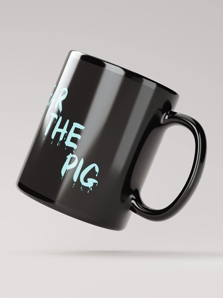Fear The Pig Black Mug product image (4)