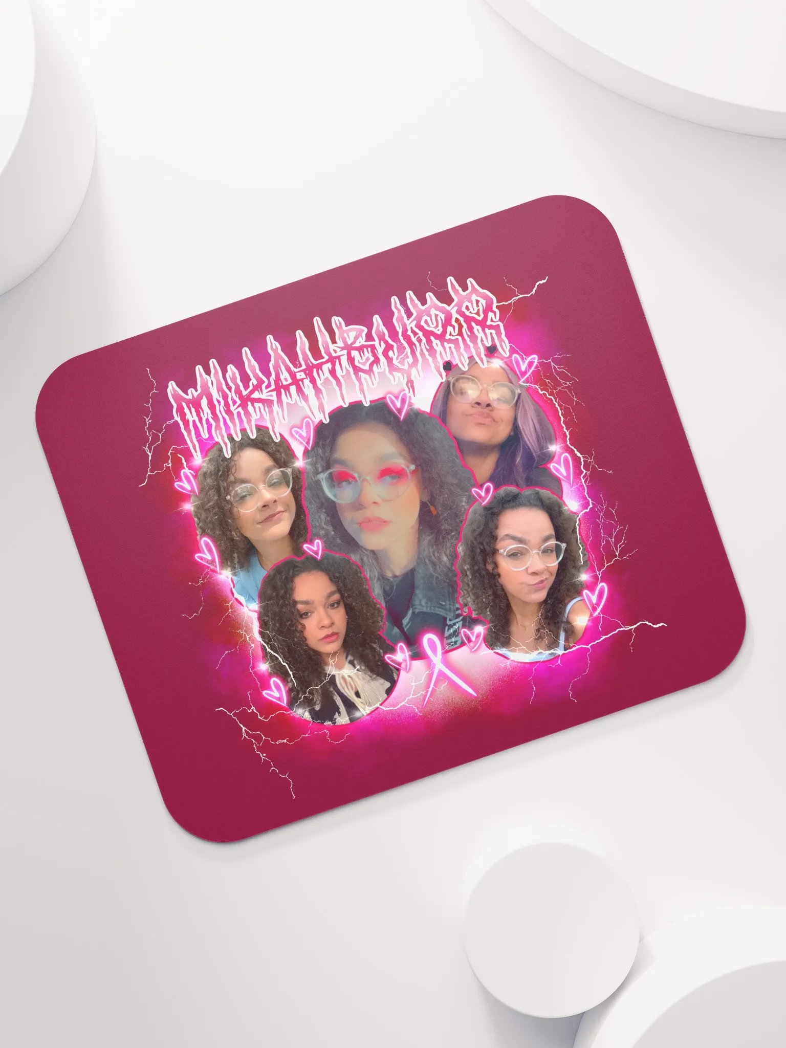 Electric Heart Mouse Pad product image (7)