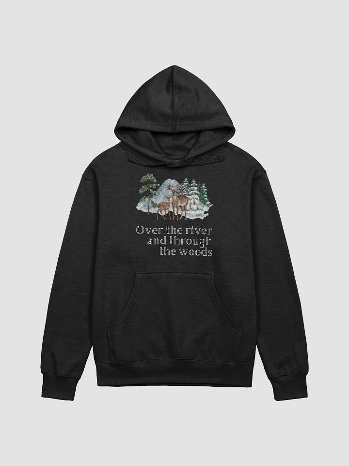 Over the River and Through the Woods Winter Holidays Adult Hoodie product image (1)