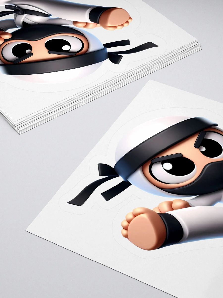 Cute Ninja Sticker v1 product image (11)