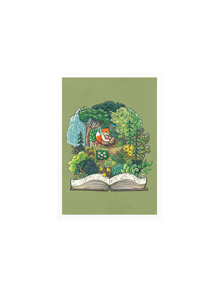 Fantasy Forest Fox Cake - Print product image (2)