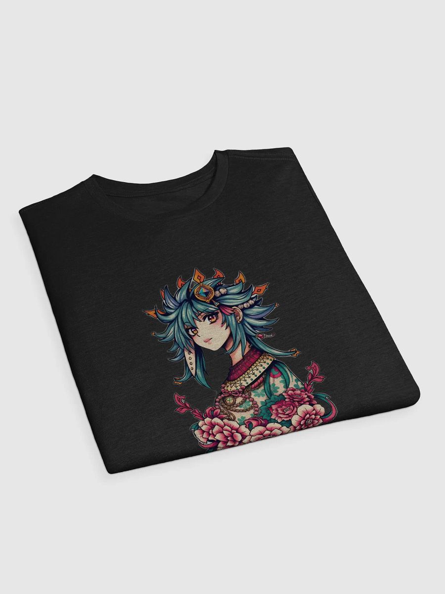 Neo-Geisha Warrior T-Shirt – Artistic Samurai Girl Tee product image (3)