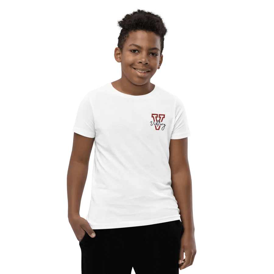 Kids Shirt White (red & blue logo) product image (8)
