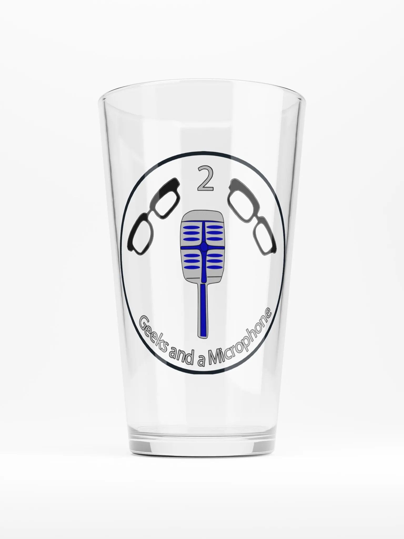 2 Geeks Pint Glass product image (1)