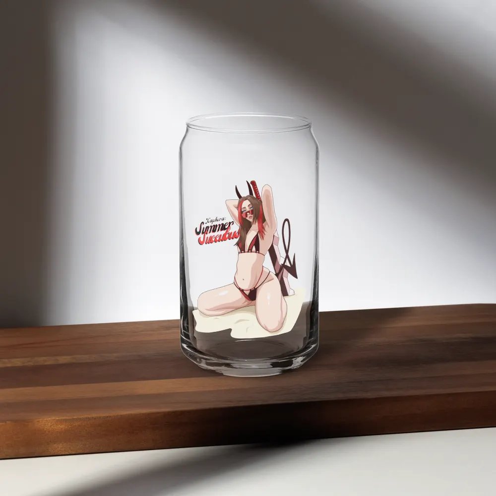 Summer Succubus Glass Can Cup product image (5)