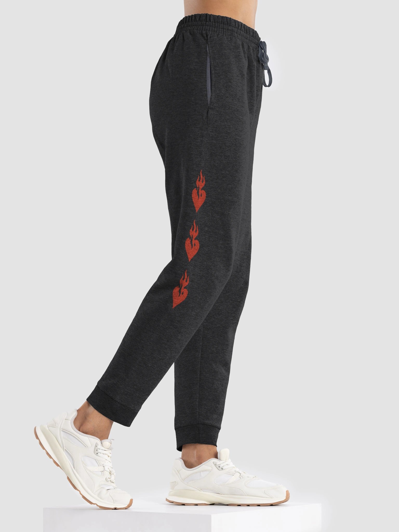 “LOVE OR LUST” Streetwear Set – Bold Heart Flame Sweatpants | HQ MAR Limited Edition product image (11)