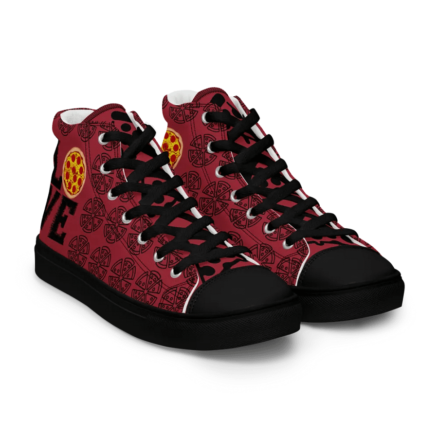 Love Pizza High Top Red/Black Male product image (8)