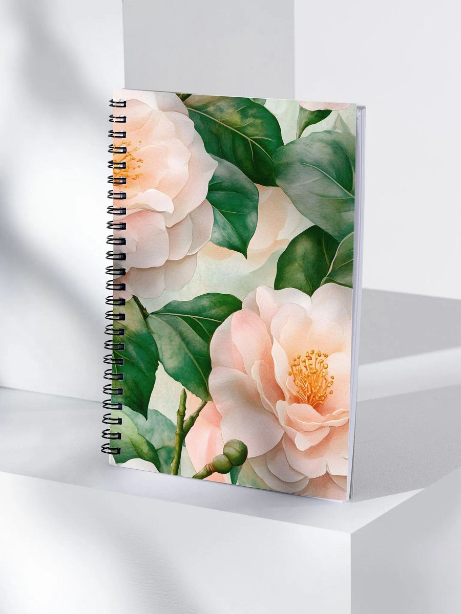 Camellia Spiral Notebook product image (4)
