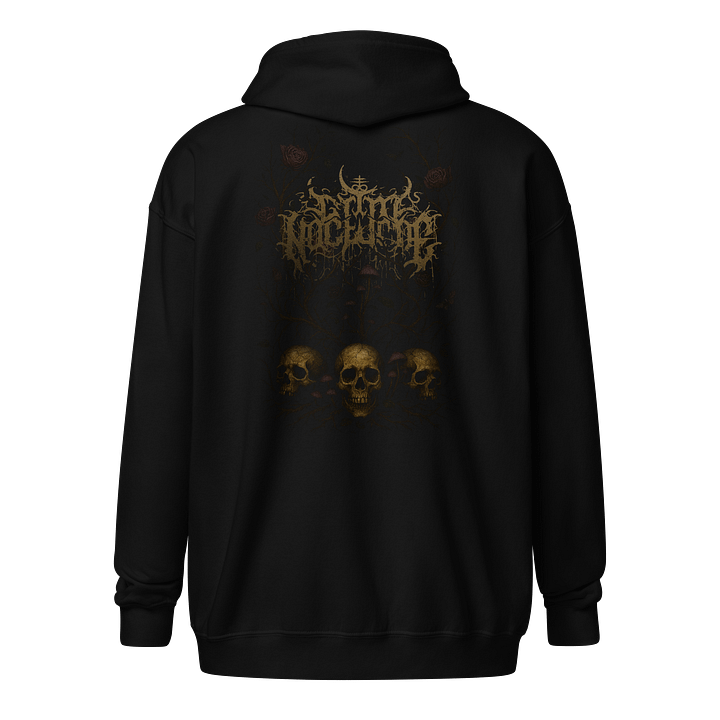Skulls 'N Roses Zipper Hoodie product image (2)